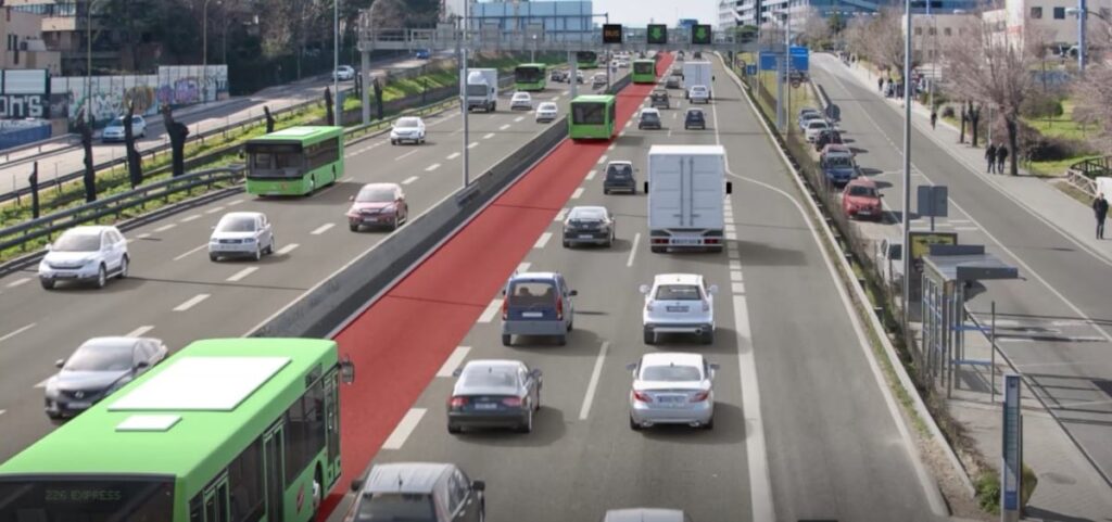 El nuevo carril bus VAO de la A-2 entrará en funcionamiento a principios de 2026 | Noticias de Madrid